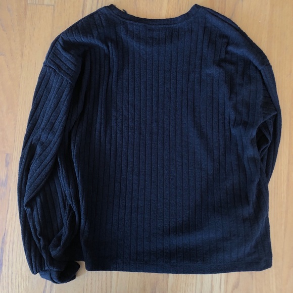 Black long sleeve ZARA sweater - Picture 2 of 3